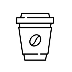 Coffee Cup To Go Line Icon