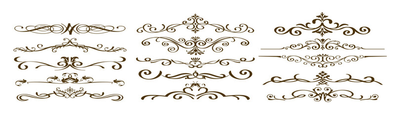 Set of Frames vector illustration