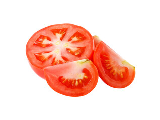 Red tomato slice transparent png