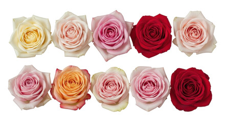 Elegant pastel roses in full bloom create a stunning floral display, perfect for romantic designs and heartfelt messages