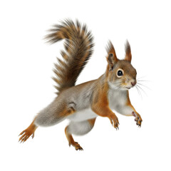 Obraz premium squirrel on a white background