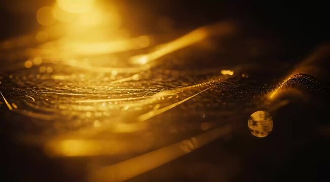 Shimmering gold abstract pattern