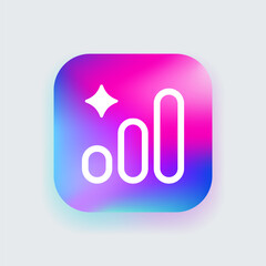 Analysis icon for AI-powered data insights