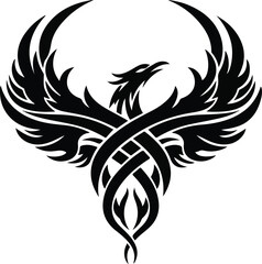 Obraz premium black and white tattoo