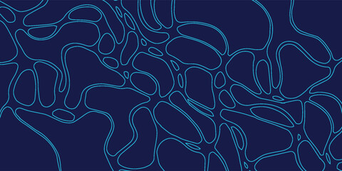 Abstract Network Blue, Aqua, Navy Shapes: Visual Representation, for Backgrounds. A captivating pattern evoking modern technology, connectivity and seamless design, great for templates and more