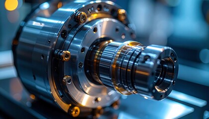 Precision Machined Metal Part for Industrial Use.