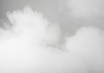 Obraz premium Abstract, heavy white mist or thick fog surrounding the frame, creating a mysterious and ethereal background texture suitable for design space ,steam ,abstract ,design space