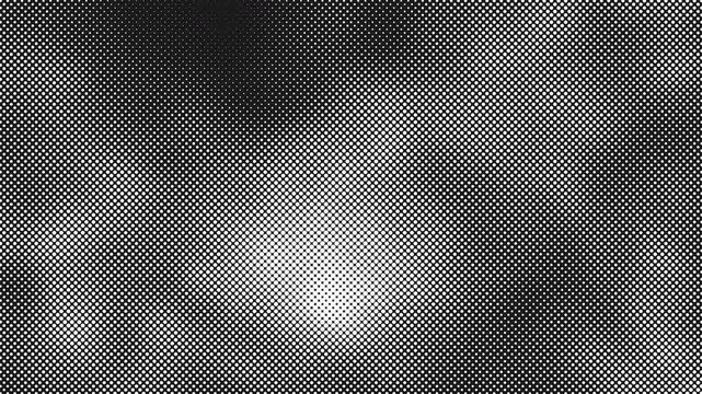Halftone video background. Motion gradient texture loop
