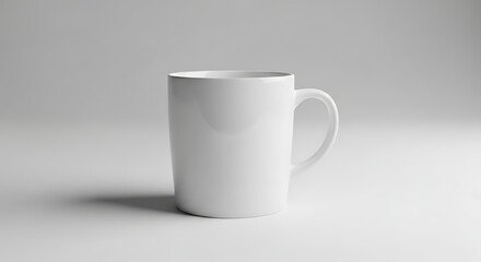 Obraz premium A simple white mug