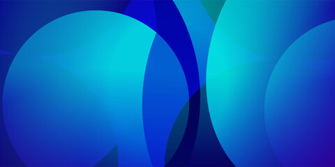 Abstract overlapping lines and circles geometric background with gradient colors