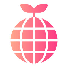 green earth gradient icon