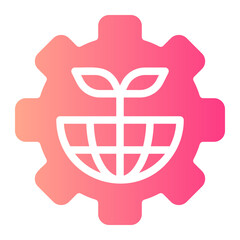 gear gradient icon