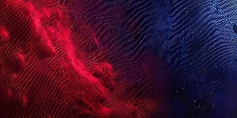 Colorful Abstract Design with Patriotic Hues and Sparkling Stars for Art Projects and Decor