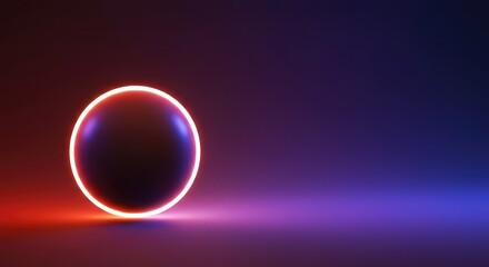 A sharp, glowing sphere stands out against a backdrop that softly fades and dissolves into abstract colors and light ,visual ,dream ,gradient