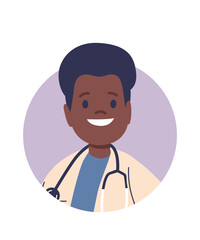 Doctor boy child profession avatar