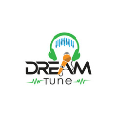Dream Tune Music Logo Design – Creative Audio Brand Identity