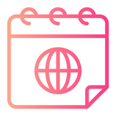 calendar gradient icon