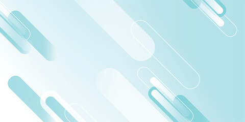 Abstract Rounded Shapes, Blue and White, Diagonal Stripes, Clean Design, Modern Background, Graphic Design