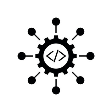 Icon a integration, isolated against a clean background.