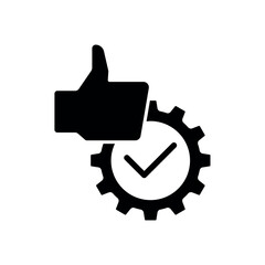 Icon a reliability, isolated against a clean background.