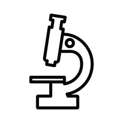 Microscope, laboratory icon