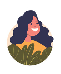 Teenage girl child natural avatar