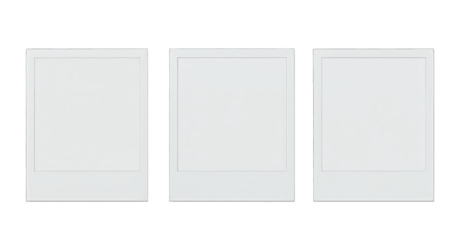 Instant print frames for memory keeping and photo display