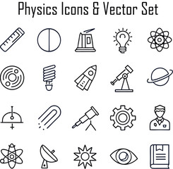 Fototapeta premium Business icons set in black vector style for office and web design