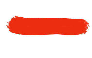Red Brush Strokeon Without Background