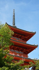 Fototapeta premium The classical architectures view located in the old temple of the Japan