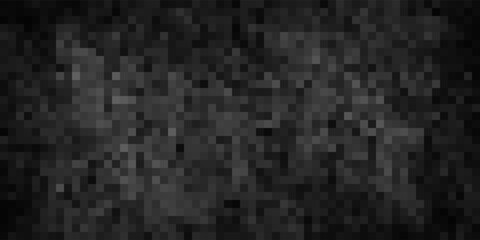 Black white stone texture. Rock surface. Close-up. Like a old rough concrete wall. Dark gray grunge background with space for design. Template. Backdrop. Wide banner. Panoramic.