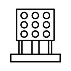 Business chart showing data analysis with line graph and marker