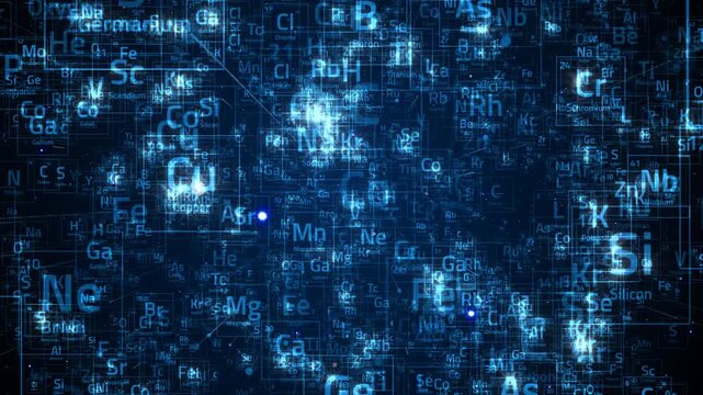 Science Background &mdash; Molecular, Technological, and Research-Themed Visual Design