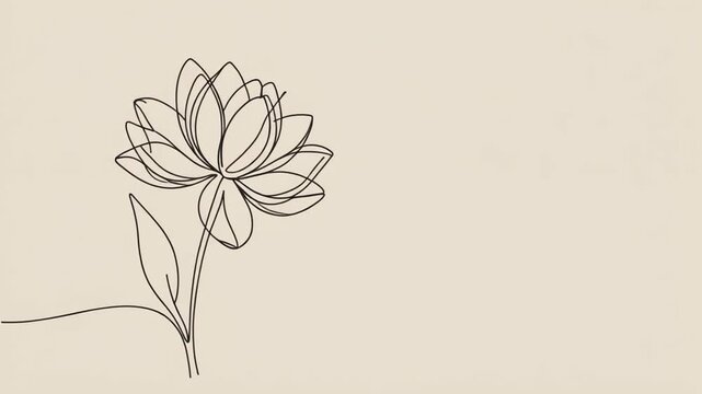 Abstract floral vector illustration featuring a beautiful pink lily blossom, perfect for a spring or summer nature design pattern or decorative card