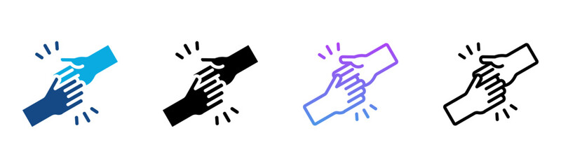 Help Icon Multiple Style Vector Illustration
