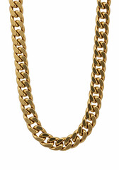 Obraz premium Gold chain necklace, A luxury fashion accessory isolated on a clean white background