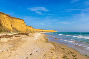 Landscape with 23 August wild beach - Romania