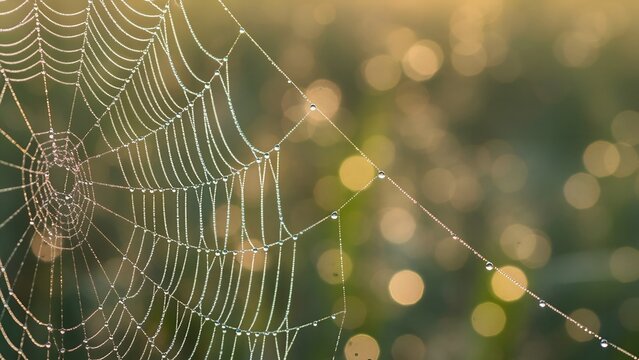 Spider on web - Powered by Adobe