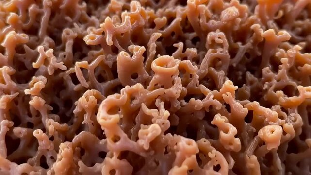 Abstract Microscopic Organic Structure with Intricate Cellular Network and Detailed Porous Texture