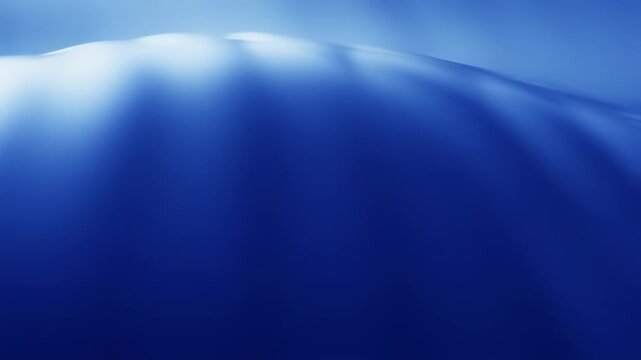 Abstract Deep Blue Water Surface with Gentle Ripples and Flowing Movement