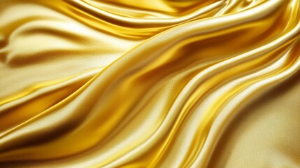Fototapeta premium Radiant Golden Waves A Captivating Abstract Background of Fluid Elegance and Sophisticated Charm