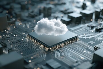 Fintech AI Chip in Sustainable Cloud Technology Digital Power