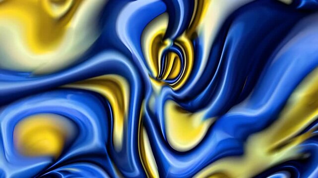 4k high quality motion background blending smooth blurred tones yellow blue creating stylish minimalist visual perfect website headers design templates modern creative projects