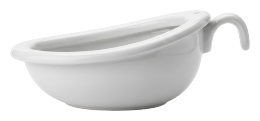 Innovative bedpan design healthcare facility product showcase isolated on transparent background