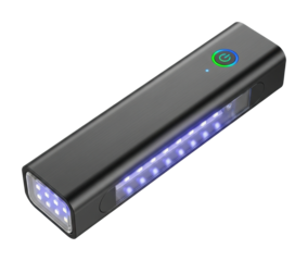 Portable uv light sterilizer device home product isolated on transparent background