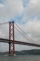 Rote Brücke von Lissabon Ponte 25 de Abril