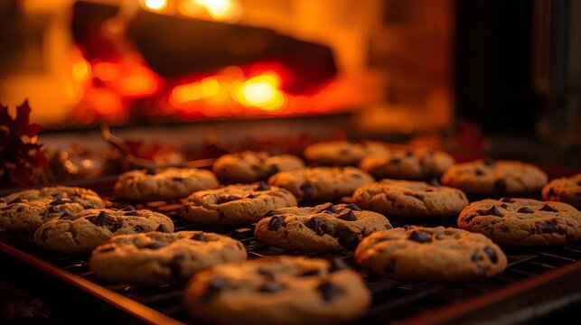 homemade chocolate chip cookies