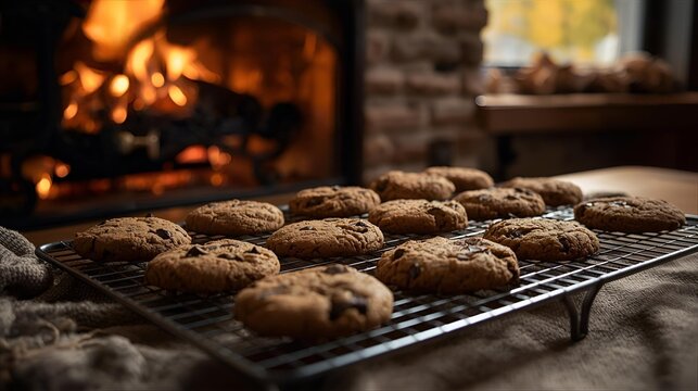 homemade chocolate chip cookies