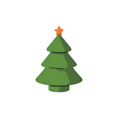 Festive Christmas tree, holiday spirit, celebrate!