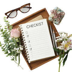 New Year resolution checklist concept organized for positive change Year resolution checklist concept organized for positive chang.png